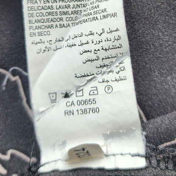 Michael Studio Pre-loved Plus-size Gray Floral Pattern Tank Top. Size 20 - Picture 9 of 10